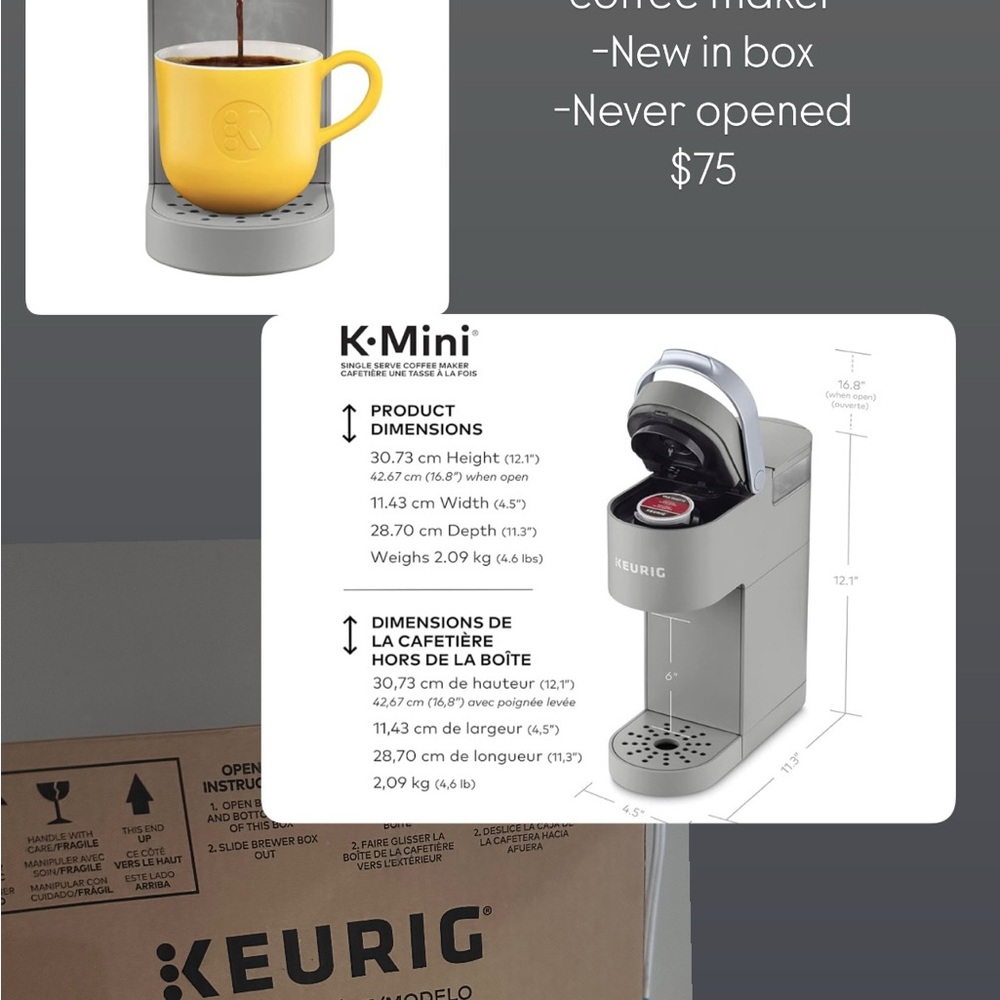 Keurig K-Mini Coffee Maker in Gray